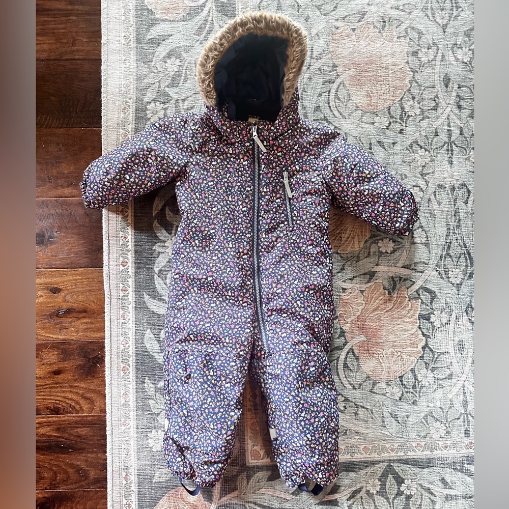 H&M Bunny print Snow Suit